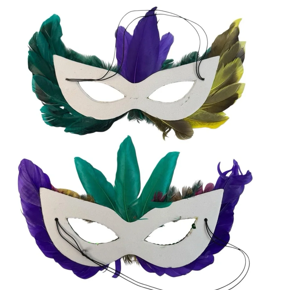 Masquerade purple green